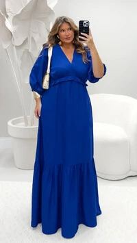 vestido celina twill spandex forrado upper