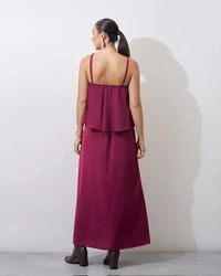 regata crepe babado lidia kayla