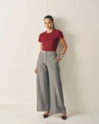 blusa canelada quebela