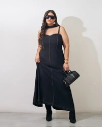 vestido viscose poliamida prespontado faixa elisabeth kayla