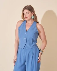 colete alfaiataria cropped kayla