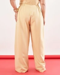 Calca reta alfaiataria botoes Bell kayla