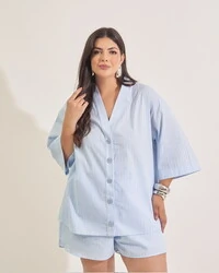 camisa jelly stripes botoes tingidos kayla