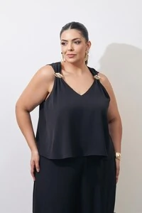 regata may com fivelas douradas kayla