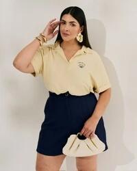 Shorts alfaiataria vinco quebela