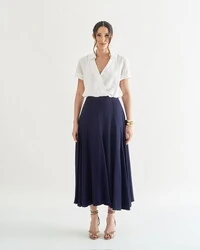 saia midi evase quebela