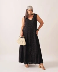 Vestido karen midi viscose kayla