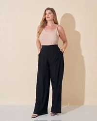calca alfaiataria viscose brooklyn kayla