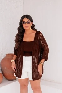 PROMO Kimono tricot planet