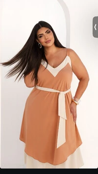 vestido salinas bicolor upper