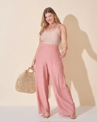 calca alfaiataria viscose brooklyn kayla