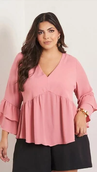 blusa flora crepe ggt kayla