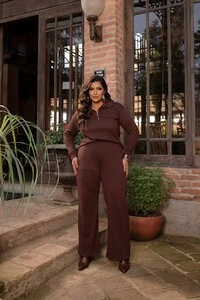 pre venda conjunto blusa e calca tricot divas