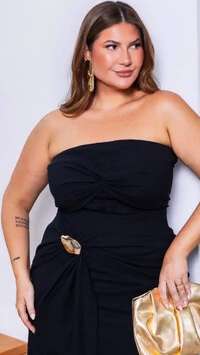 pre venda conjunto canelado tomara que caia com fivela mr fr