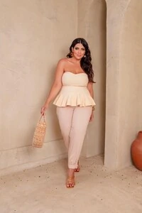 blusa peplum tricot modal planet