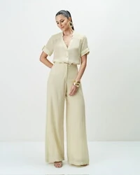 conjunto summer camisa e calca quebela