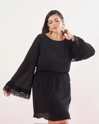 Vestido lace chiffon kayla