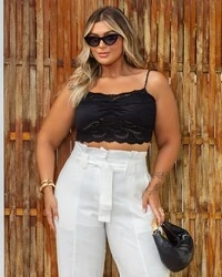 pre venda cropped poliamida e algodao larissa mr fr