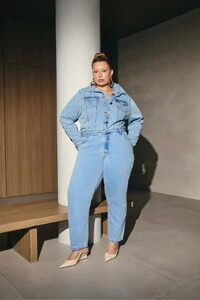 Calca mom blue rise izzat