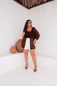 PROMO Kimono tricot planet