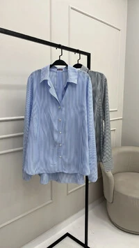 Camisa stripes hotpink