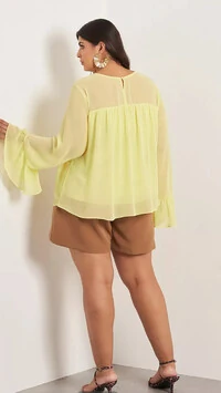 PROMO Blusa crepe michele kayla