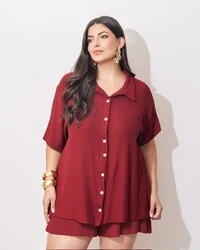 camisa over malha kayla