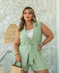 pre venda cropped renda poliamida com elastano mr fr
