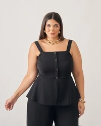 Blusa regata alfaiataria pepi kayla