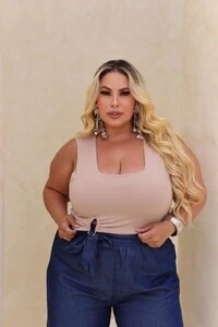 cropped poliamida amni luana f