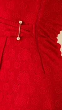 vestido em malha lasie transpasse upper