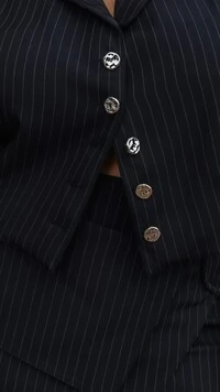 Pre venda conjunto risca de giz alfa sarjada mr fr