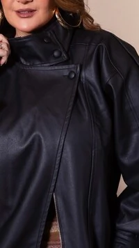 PRE VENDA jaqueta oversized couro mr fr