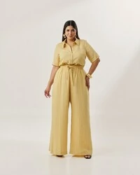 conjunto risca de giz camisa+ calca comfy e forrada 100% algodao quebela