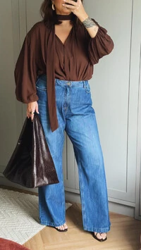 Calca jeans widleg izzat