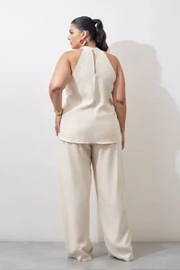 blusa arumis viscose poliester gola kayla