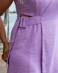 Pre venda vestido transpasse alca removivel mr fr
