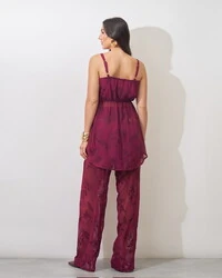 calca crepe com forro de shorts crepe trabalhado juli kayla