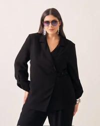 blazer nivea alfaiataria viscose com transpasse kayla