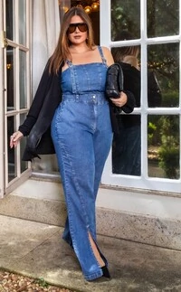 Pre venda Calça jeans com recortes mr fr