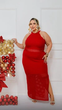 PROMO SEM TROCA Vestido tricot modal Giovana HR