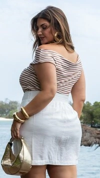 Pre venda blusa malha listrada ombre mr fr