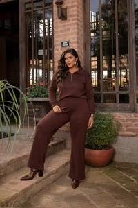 pre venda conjunto blusa e calca tricot divas