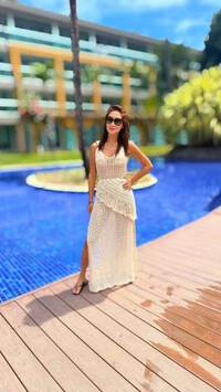 Vestido exclusiva rendado estilo planet