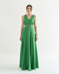 vestido longo belle trabalhado handmade quebela