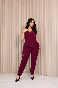 blusa alfaiataria crepe scuba diana upper