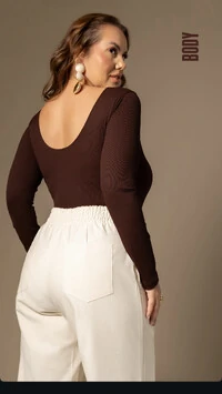 pre venda body poliamida amni decote costas tellos