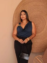 PROMO SEM TROCA Regata degage anel dourada