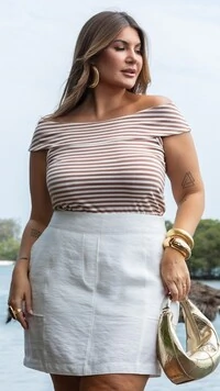 Pre venda blusa malha listrada ombre mr fr