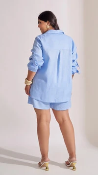 shorts linho collab kayla